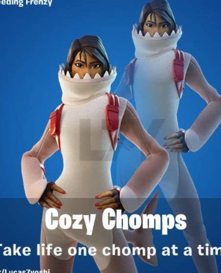 (Originally creator of the skin was SharkToofS1, Idk if I need to say that so I will). . Cozy chomps rule 34